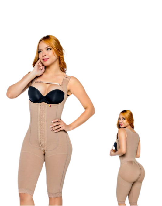 FAJA POSTQUIRURGICA . RELOJ D ARENA -MEDIANA Y ALTA COMPRESION. Pierna Larga.