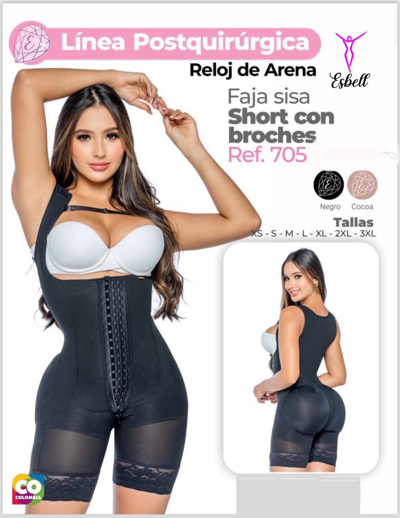 Faja Postquirurgica Reloj de Arena .Alta compresion